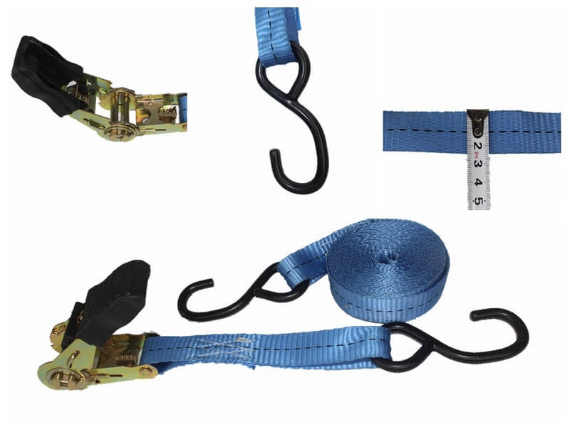 1 inch mini polyester cargo lashing ratchet tie down strap 8